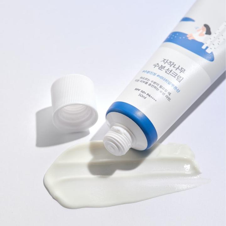 Produktbild Round Lab Moisturizing Sunscreen (Sonnencreme Gesicht, SPF 50+, 50 ml)