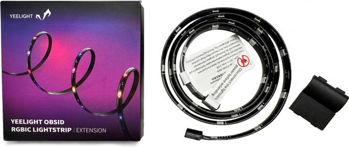 Immagine prodotto Yeelight Striscia luminosa di prolunga, 3,5W, OBSID RGBIC, 1m, nero (100 cm, Interno)