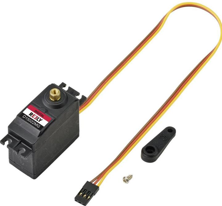 Produktbild Reely Standard-Servo D15022MG Digital-Servo Getriebe-Material: Metall Stecksystem: JR