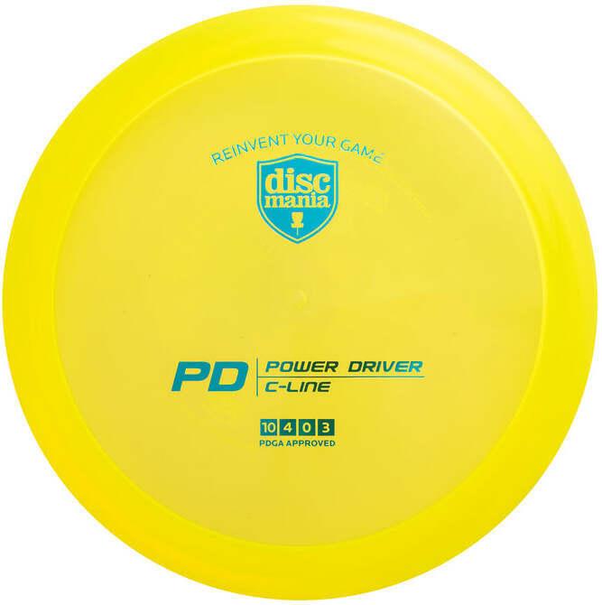 Actual product image Discmania Discgolf Distance Driver C-LINE PD Yellow 10/4/0/3