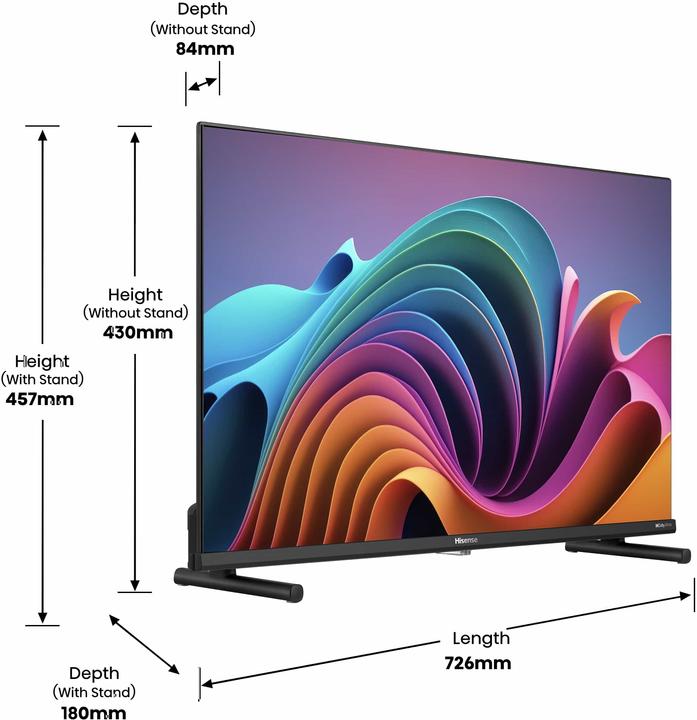 Produktbild Hisense TV 40A5NQ (40", A5N, QLED, Full HD, 2024)