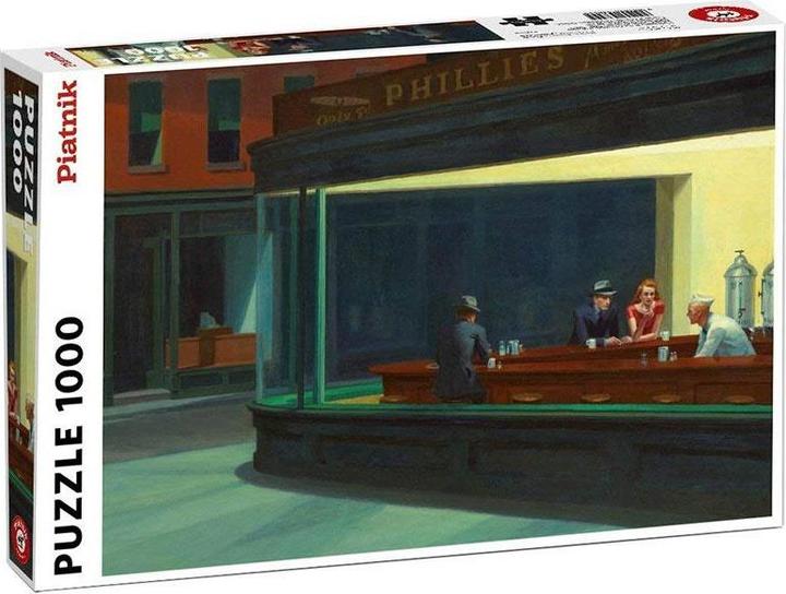 Image du produit Piatnik Edward Hopper, Nighthawks (1000 pièces)