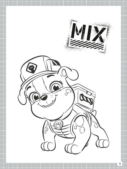 Image du produit Rubble & Crew : Livre de coloriage à pattes de construction
