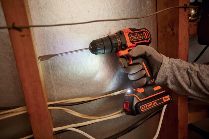 Actual product image Black & Decker BDCDD186 Without key (Rechargeable battery operated)