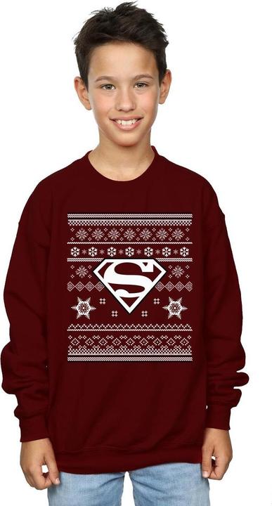 Image du produit Universal Textiles - Sweat CHRISTMAS KNIT SUPERMAN - Garçon (116)
