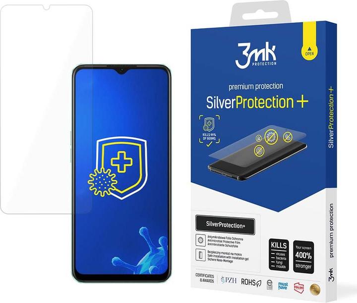 Produktbild 3MK SilverProtection+ Displayschutzfolie, Bildschirmschutzfolie (1 Stück, Oppo A57, Oppo A57 5G, Oppo A57s, Oppo A57e)