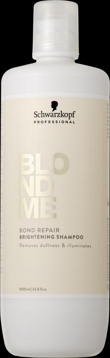 Actual product image Schwarzkopf Professional BLONDME Bond Repair Brightening Shampoo (1000 ml, Liquid shampoo)