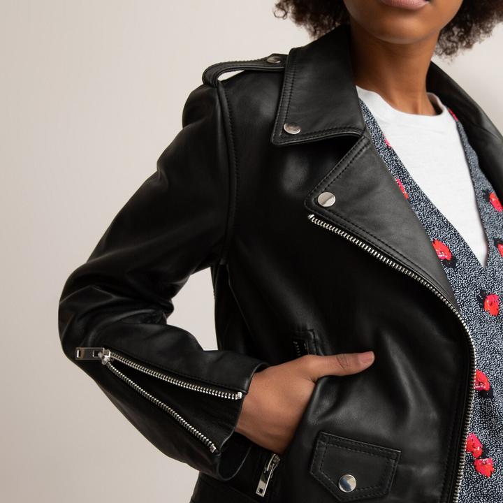 Produktbild La Redoute Collections Lederjacke Gaston (48)