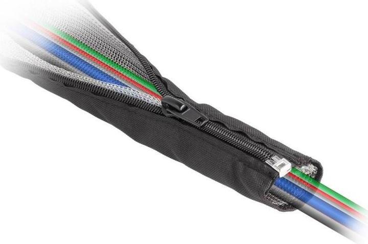 Actual product image Delock EMC braided shielding sleeving with Velcro fastener (Cable conduit, 100 cm)