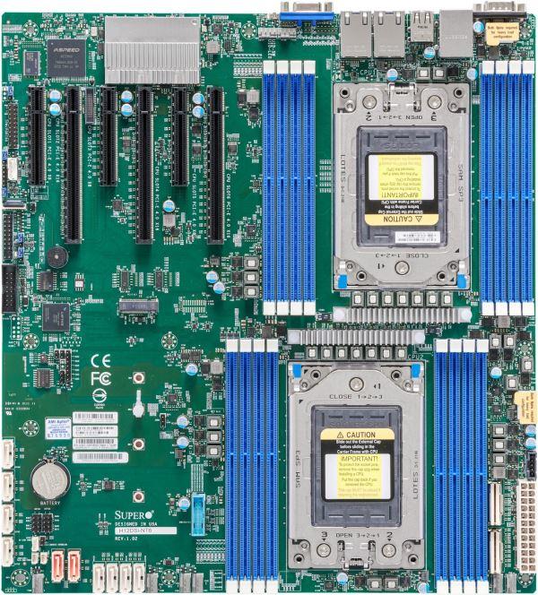 Image du produit Supermicro H12DSi-NT6 (SP3, AMD SoC, E-ATX)