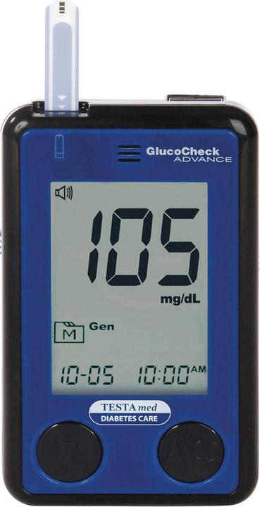 Actual product image TESTAmed GlucoCheck Advance blood glucose meter, 1 pc. Device (Glucose monitors)