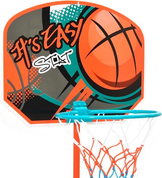 Image du produit VR Shinecon Panier de basket 141cm - Easy Stat Orange