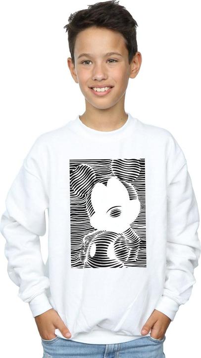 Actual product image Disney Boys Mickey Mouse Lines Sweatshirt (152, 158)