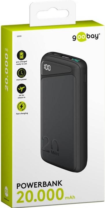 Immagine prodotto Goobay QC/PD (20000 mAh, 22.50 W, 18 Wh)