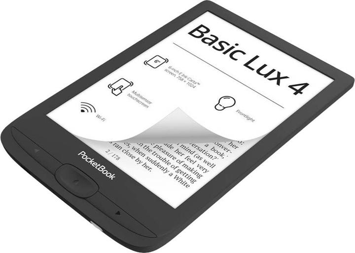 Produktbild PocketBook Basic Lux 4 (6", 8 GB, Schwarz)