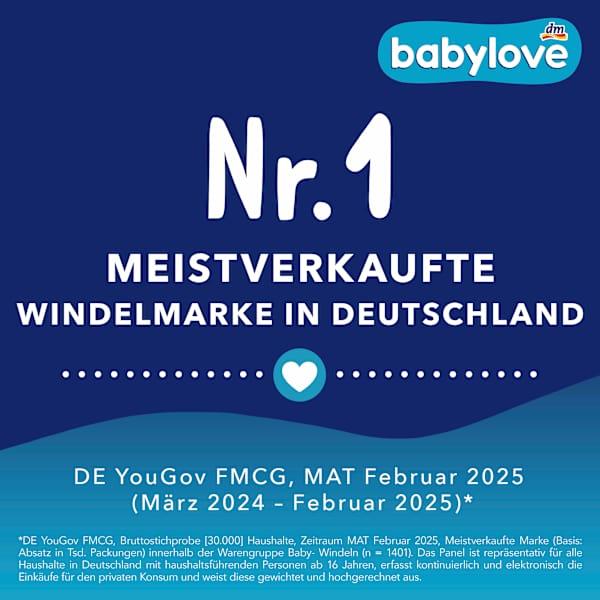 Produktbild dm babylove Premium-Pants (Gr. 5, Tragepack, 40 Stück)