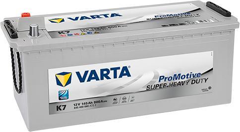 Immagine prodotto Varta K7 Promotive Silver Truck Battery (12 V, 145 Ah, 800 A)