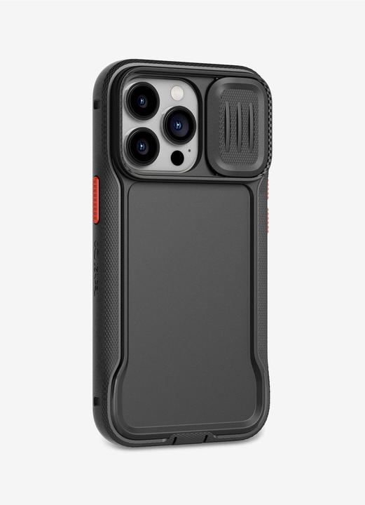Produktbild tech21 Evo Max w/Holster, Cover, Apple, iPhone 13 Pro, 15,5 cm (6.1 Zoll), Schwarz (Apple iPhone 13 Pro)