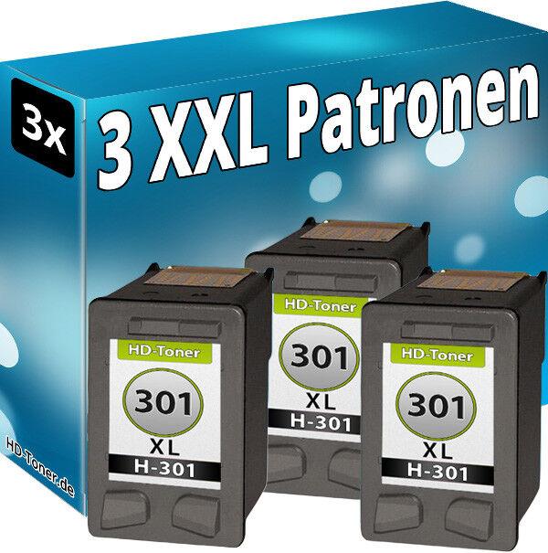 Immagine prodotto Druckfuxx 3x Patronen für HP 301-XL DeskJet 1000 1050A 2050A 2540 3050A 1010 151