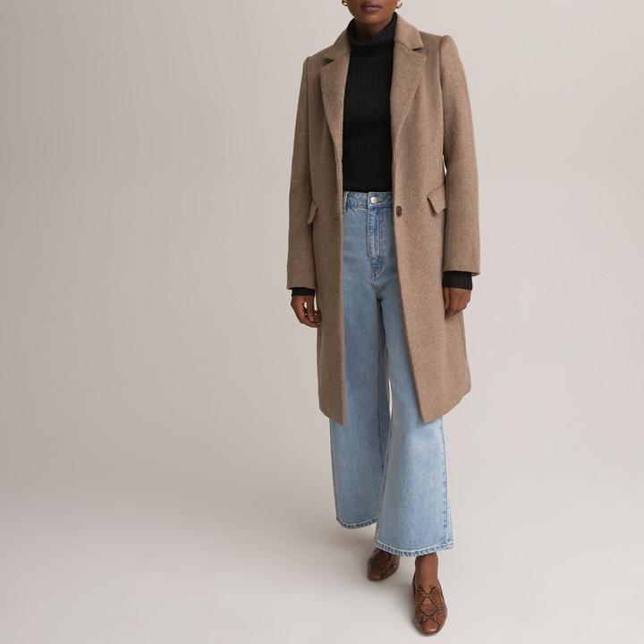 Actual product image La Redoute Collections Coat with button fastening (50)