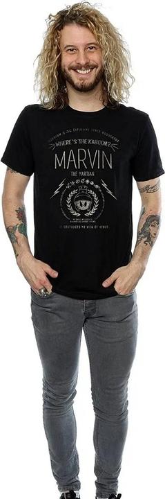 Image du produit Looney Tunes Mens Where's The Kaboom Marvin The Martian Cotton T-Shirt (L)