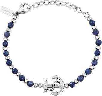 Breil - Fashion Beaded Bracelet with Soundwave Anchor TJ3588