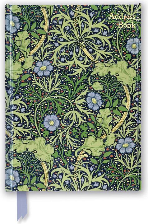 Actual product image William Morris: Seaweed (Address Book) (English, Brown trout, 2022)