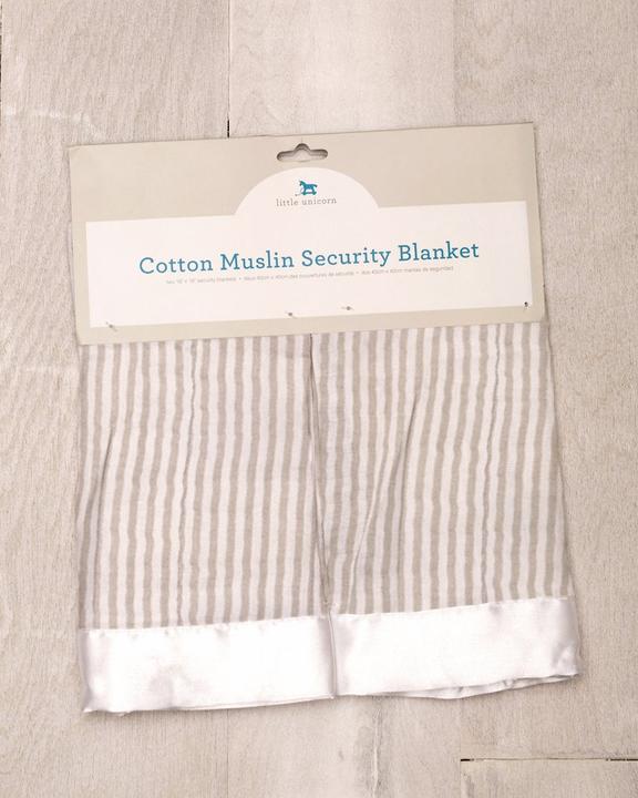 Actual product image little unicorn Cotton Muslin Security Blanket 2 Pack