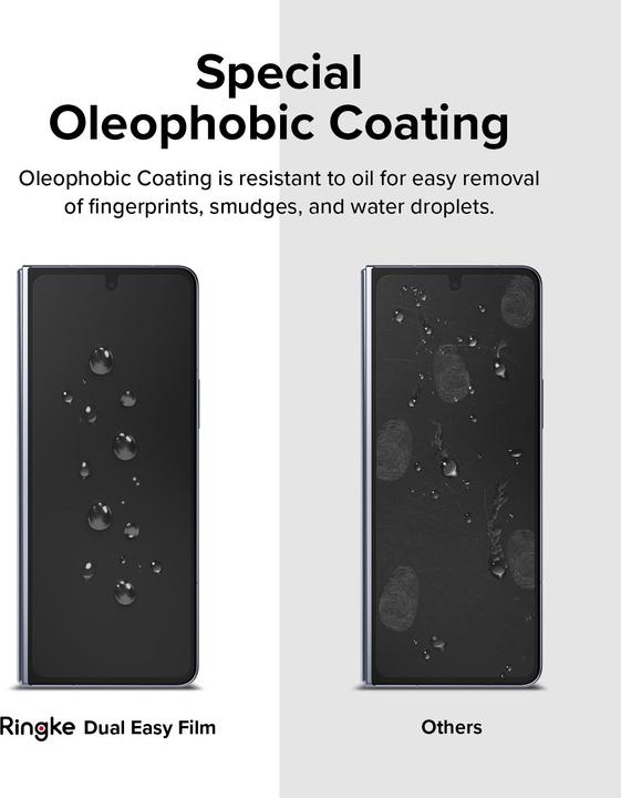 Immagine prodotto Ringke Pellicola protettiva per Galaxy Z Fold 5 DUAL EASY FILM (FRONT 1+ BACK 1) (2 Pezzo/i, Samsung Galaxy Z Fold5)