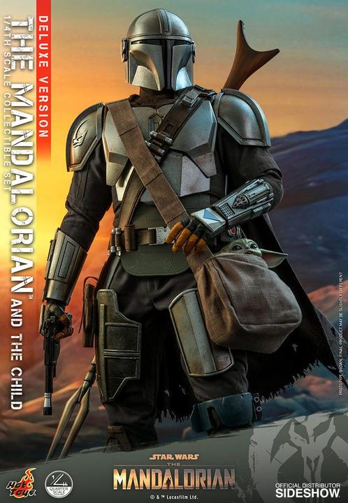 Produktbild Hot Toys Star Wars – The Mandalorian “The Mandalorian & The Child” Deluxe 1/4 Actionfiguren