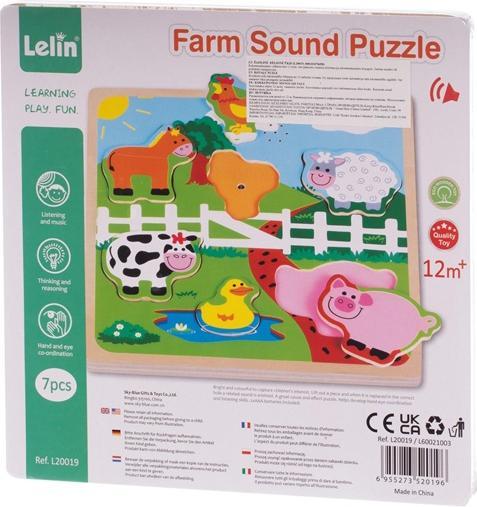 Immagine prodotto Spielba Puzzle Animali da compagnia suono (6 pezzi)