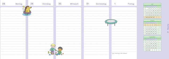 Produktbild Der Wochen-Tischkalender für das Schuljahr 2025/2026 (Deutsch)