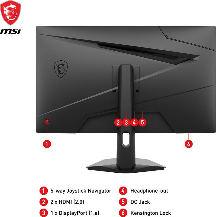 Produktbild MSI G274FDE (1920 x 1080 Pixel, 27")