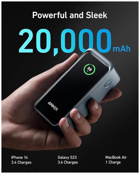 Image du produit Anker Prime (20000 mAh, 200 W, 72 Wh)