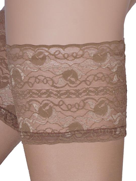 Image du produit Levee Satin Sheers Bas jarretières, couleur 220 kaschmir, taille 44-46 (20 DEN, 44 - 46)
