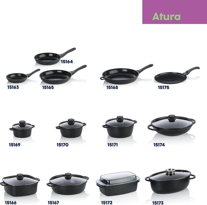 Immagine prodotto Kela Crêpe-Pfanne Atura (28 cm, Padella di crêpe, Alluminio)