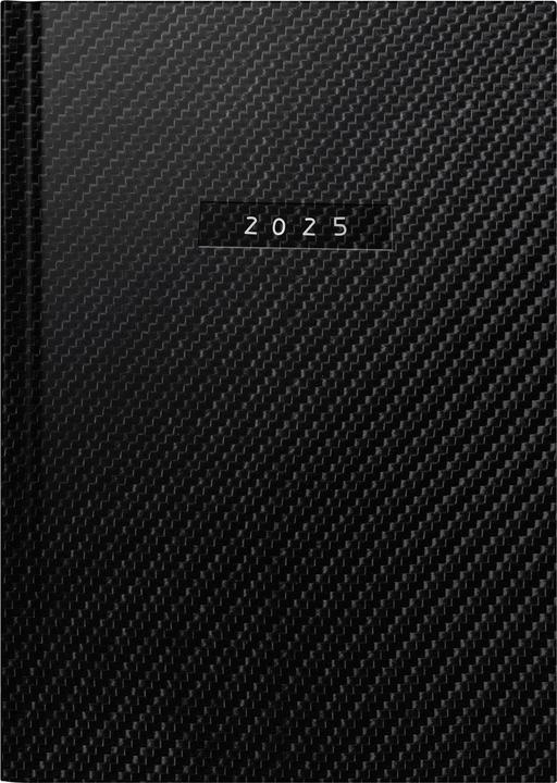 Rido Idé Buchkalender Modell futura 2 (2025) Carbon (A5, Deutsch)