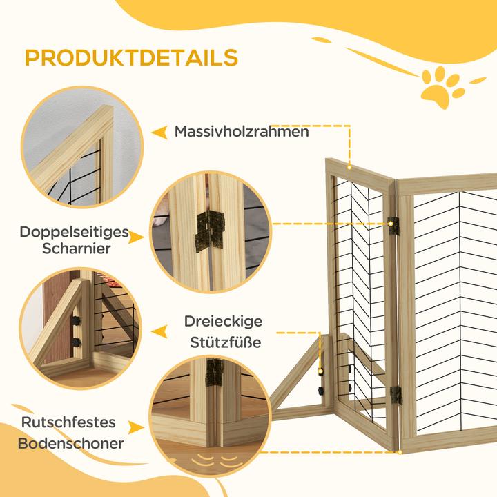 Produktbild PawHut Hundetürgitter
