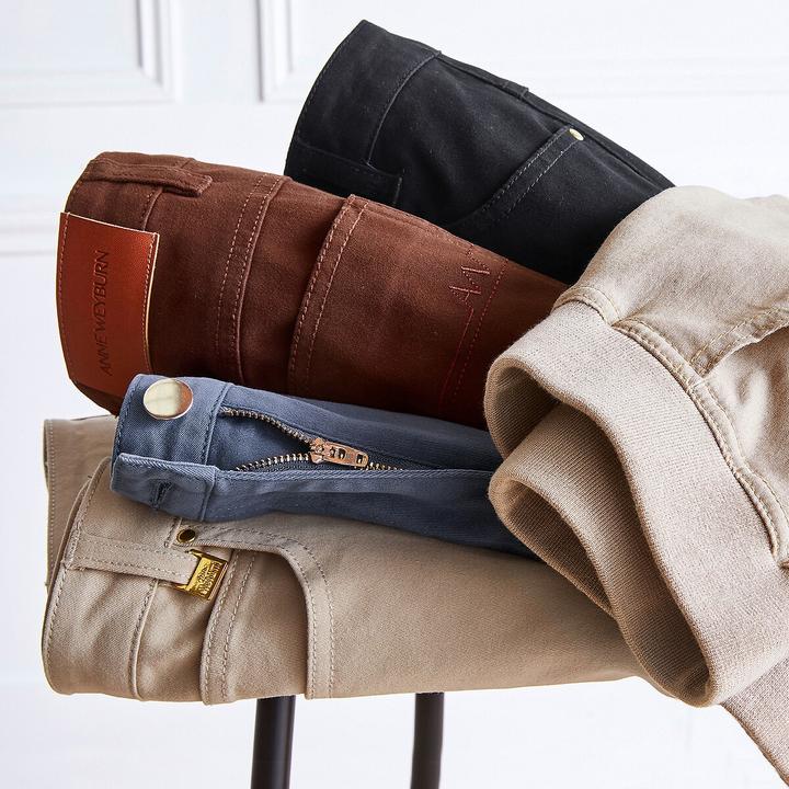 Immagine prodotto Anne Weyburn Pantaloni dritti a cinque tasche in cotone elasticizzato (42)