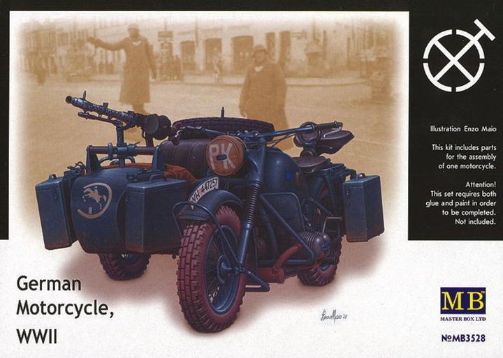 Actual product image Master Box BMW R75 Sidecar