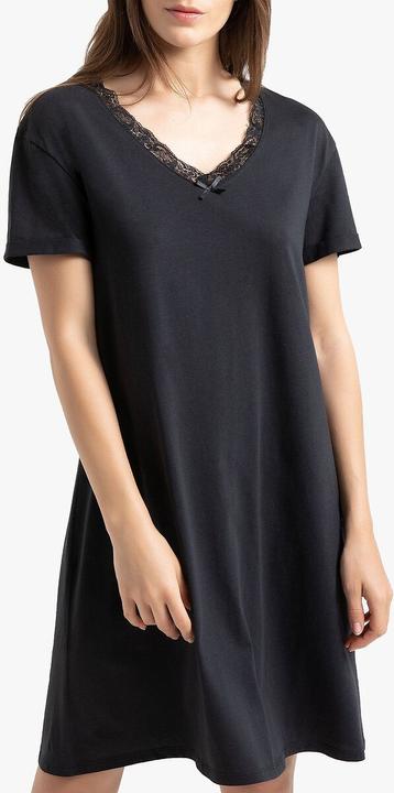 Actual product image La Redoute Collections Short Sleeved Nightdress (48, 50)
