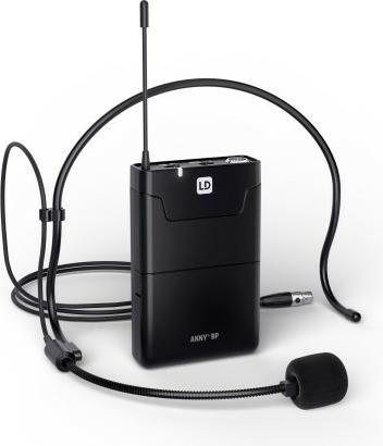 Actual product image LD Systems ANNY® 10 BPH B8 - 10" mobile Bluetooth® PA speaker with rechargeable battery, mixer and 1x headset (1x 80 W)