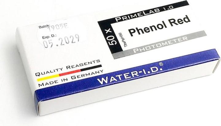 Water ID Comprimés de remplacement Phenol Red (20 g)