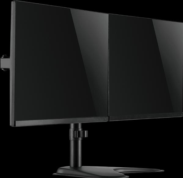 Actual product image LogiLink TIS 17"-32" 2TFT 3joints black Max. 8KG, stand (Table, 32")