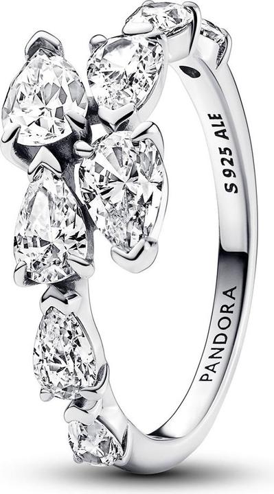 Pandora Glitzernder Überlappender Band Ring