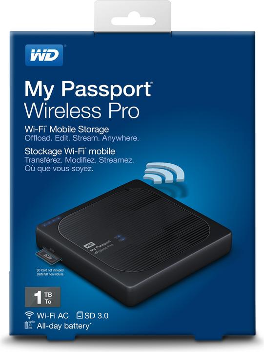 Produktbild WD My Passport Wireless Pro (1 TB)