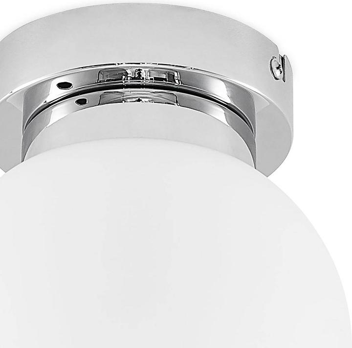 Produktbild Lindby Tavino Deckenleuchte, Kugelschirm, chrom (E14)