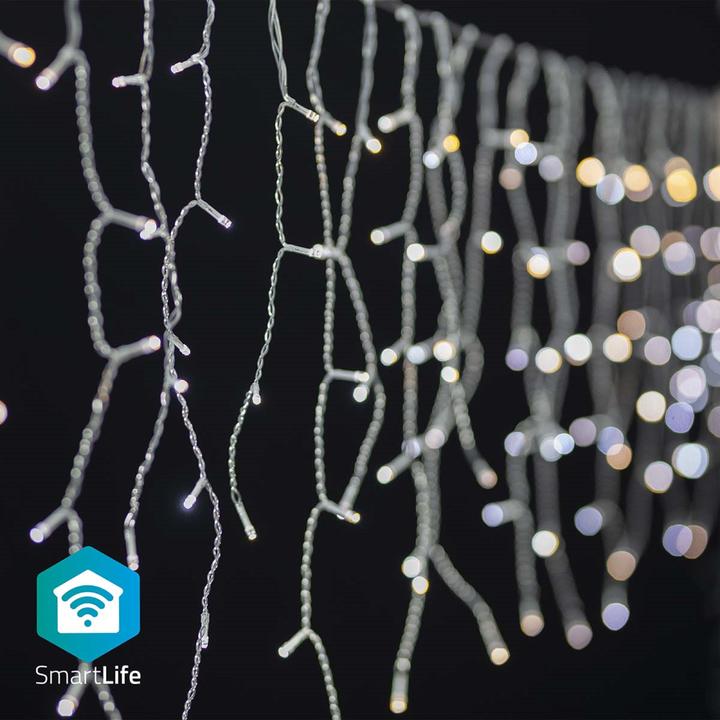 Image du produit Nedis SmartLife Décorative LED | Wi-Fi | Blanc chaud à froid | 400 LED | 8.00 m | Android™ / IOS (8 m)