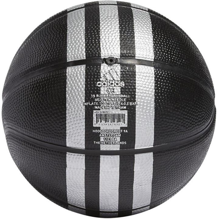 Produktbild adidas 3-Streifen Rubber Mini-Basketball