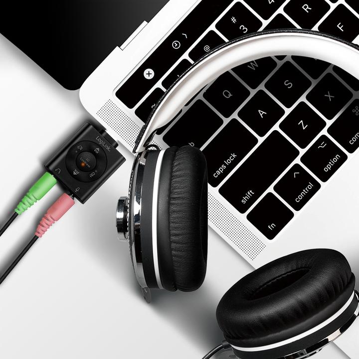 Actual product image LogiLink Audio Adapter 1xUSB-C -> /F, virt.7.1 (USB-C)